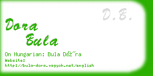 dora bula business card